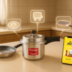 Modern Indian Kitchen Scene