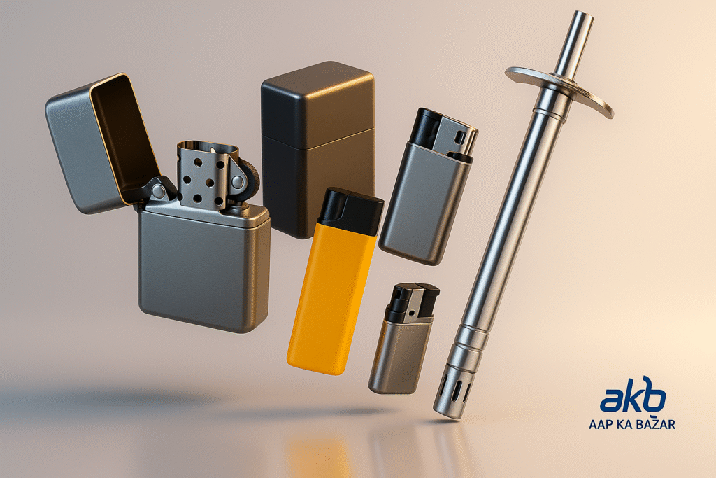 Assorted Lighters Display