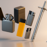 Assorted Lighters Display