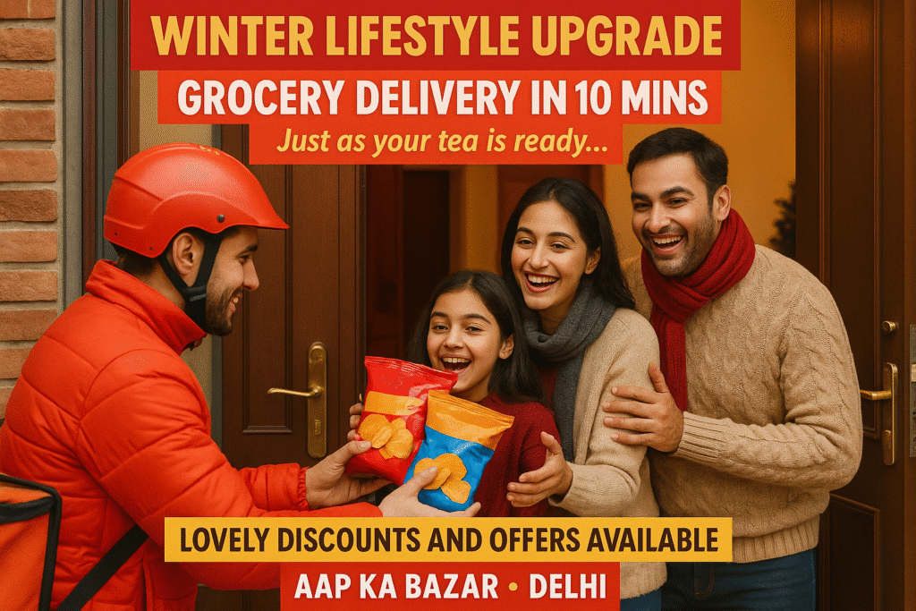 10 min grocery delivery app in delhi