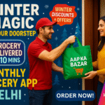 Winter Magic: 10 Min Grocery Delivery App in Delhi Bliss