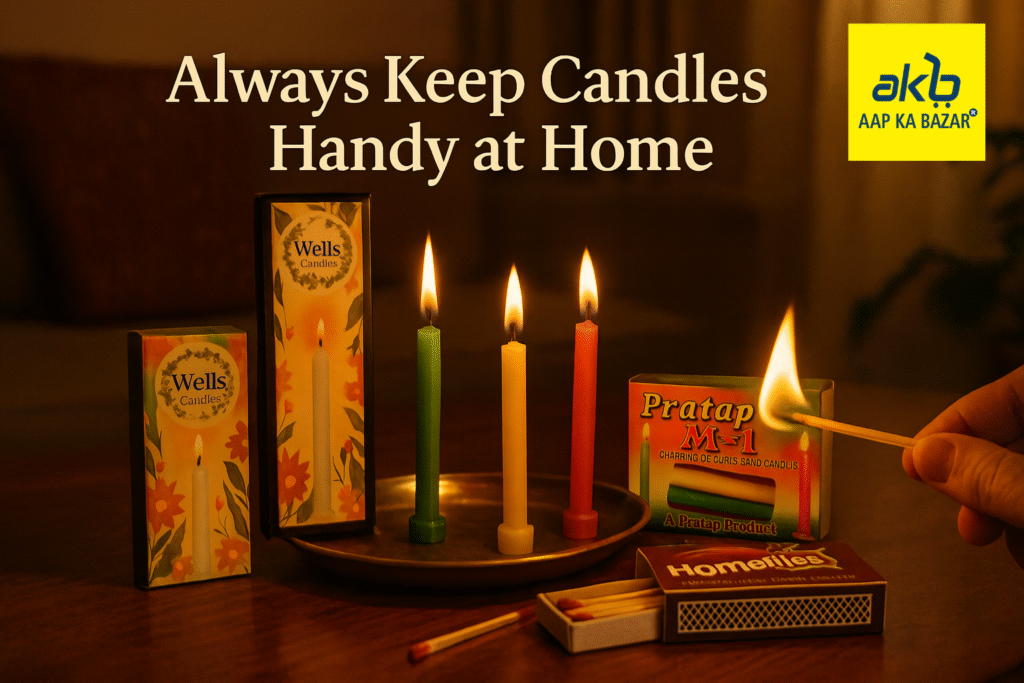 Always keep candles handy at home