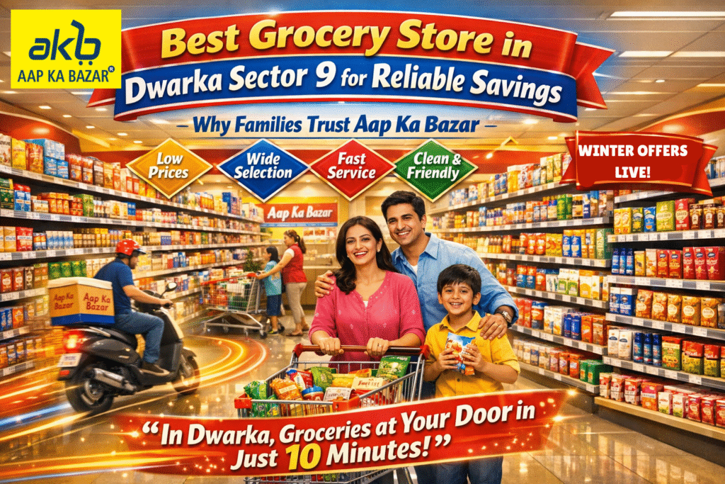Best Grocery Store in Dwarka Sector 9 for Reliable Savings