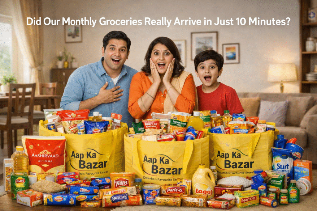 10-Minute Grocery Delivery? Why Dwarka Sector 23 Families Feel More at Ease Now