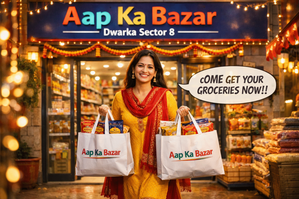 Fresh Grocery Delivery Dwarka Sector 8 Delhi