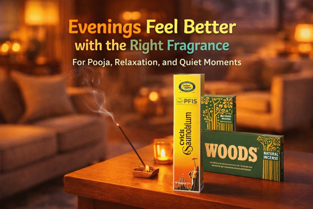 agarbatti for pooja relaxation and quiet moments