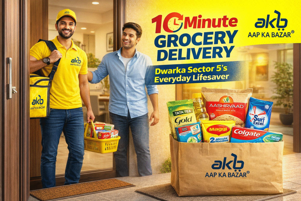 Dwarka Sector 5 10 minute grocery delivery