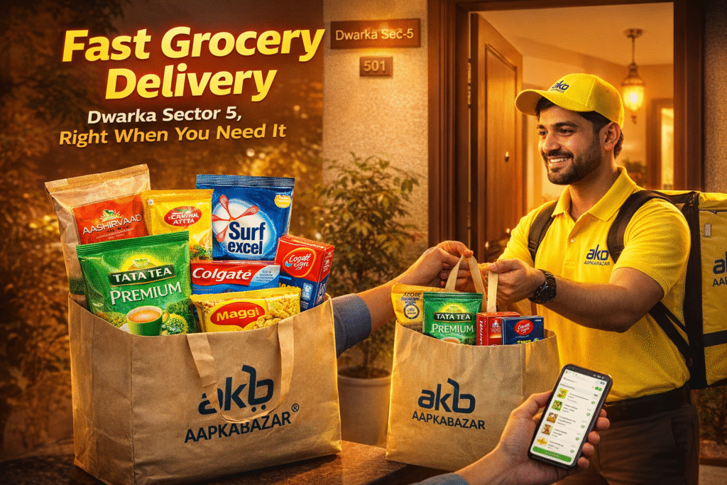 Dwarka Sector 5 fast grocery delivery