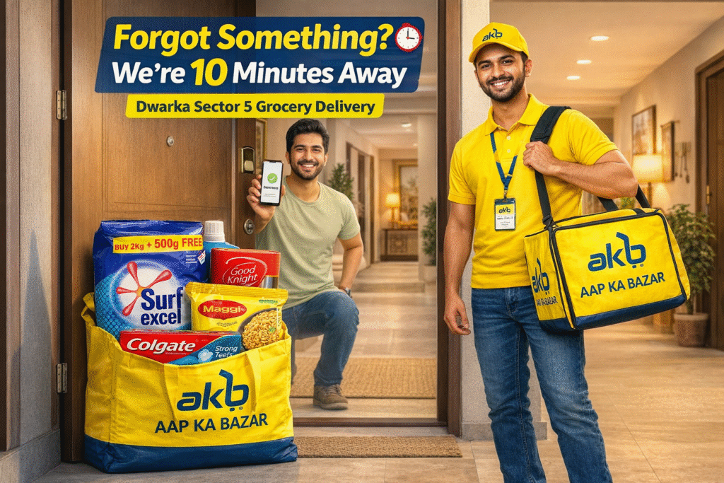 Dwarka Sector 5 Grocery Delivery