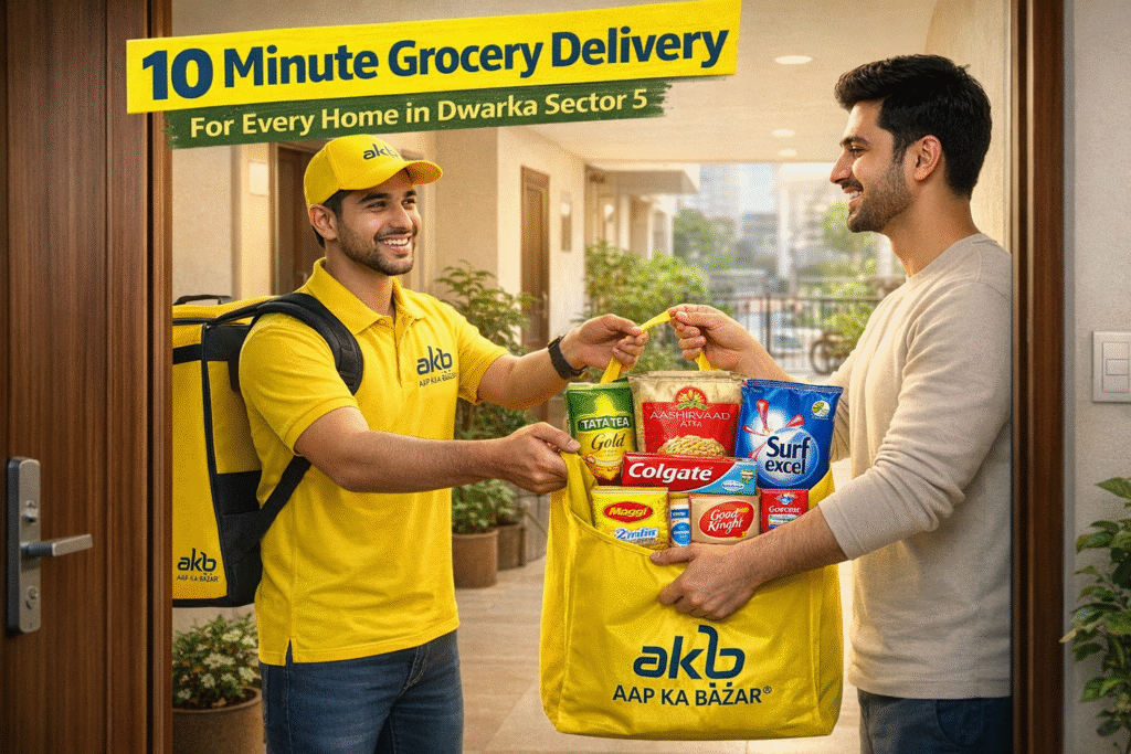 Dwarka Sector 5 10 minute grocery delivery