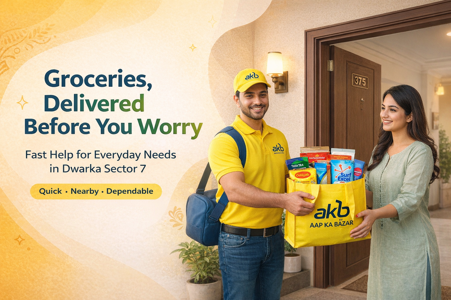 Dwarka Sector 7: Quick Grocery Delivery That Saves Time