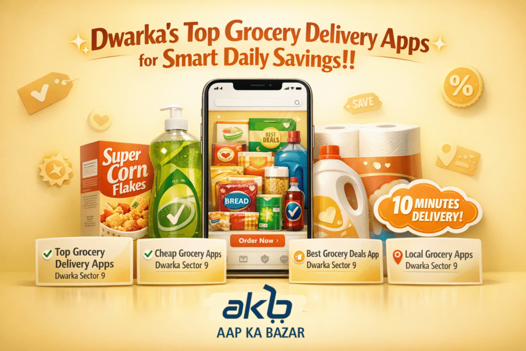 Quick Grocery Delivery Dwarka Sector 9 Delhi Ultimate Way