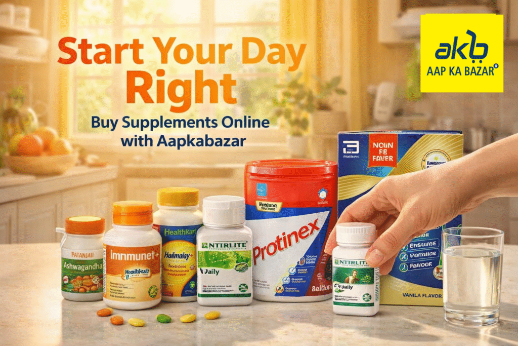 Buy Supplements online and start your day online