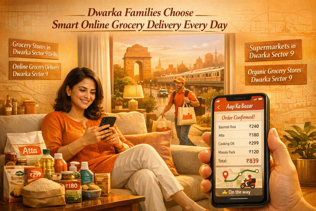10-Minute Grocery App Dwarka Sector 9