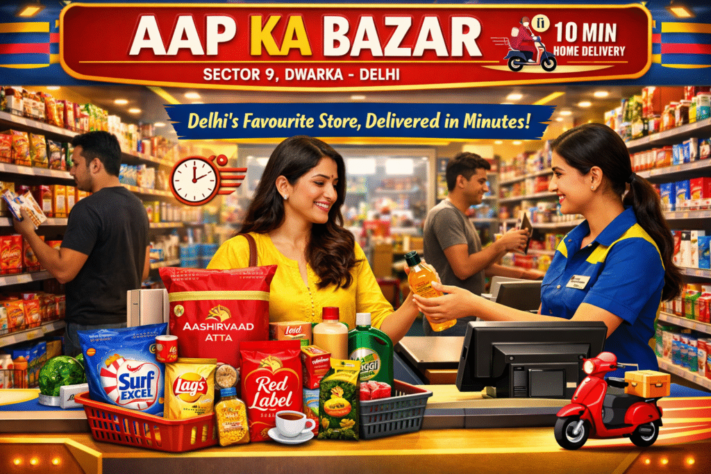 10-Minute Grocery App Dwarka Sector 9 Made Simple