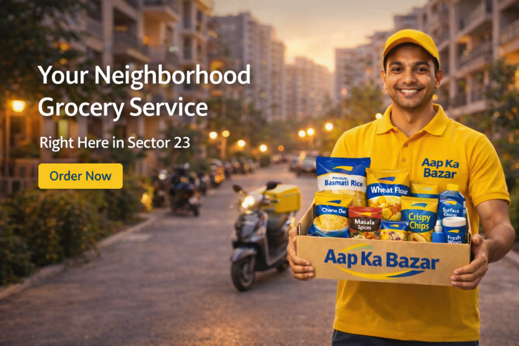 Out of Essentials? Quick Grocery Delivery Dwarka Sector 23