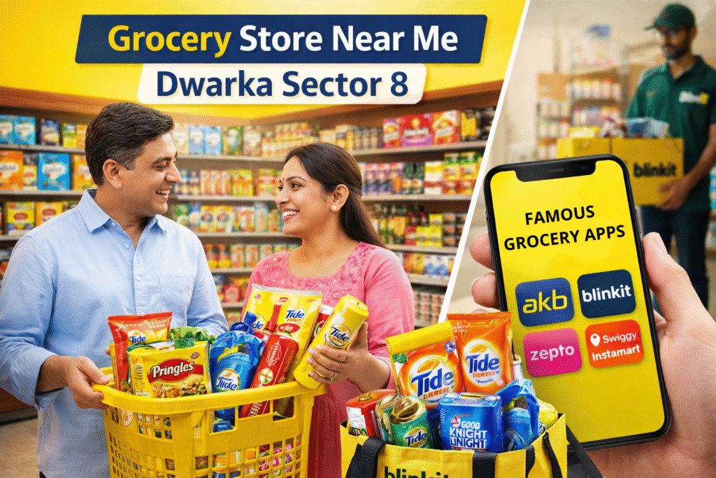 Where to Find Rapid Grocery Delivery Dwarka Sector 8 Delhi Easily?