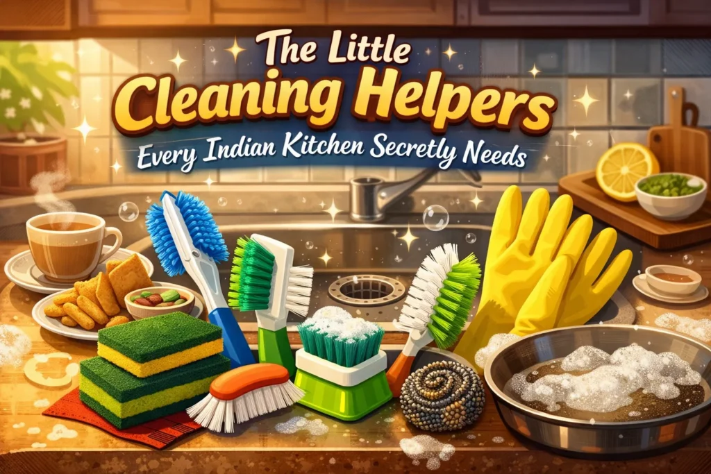 Little Cleaning Helpers Every Indian Kitchen Secretly Needs
