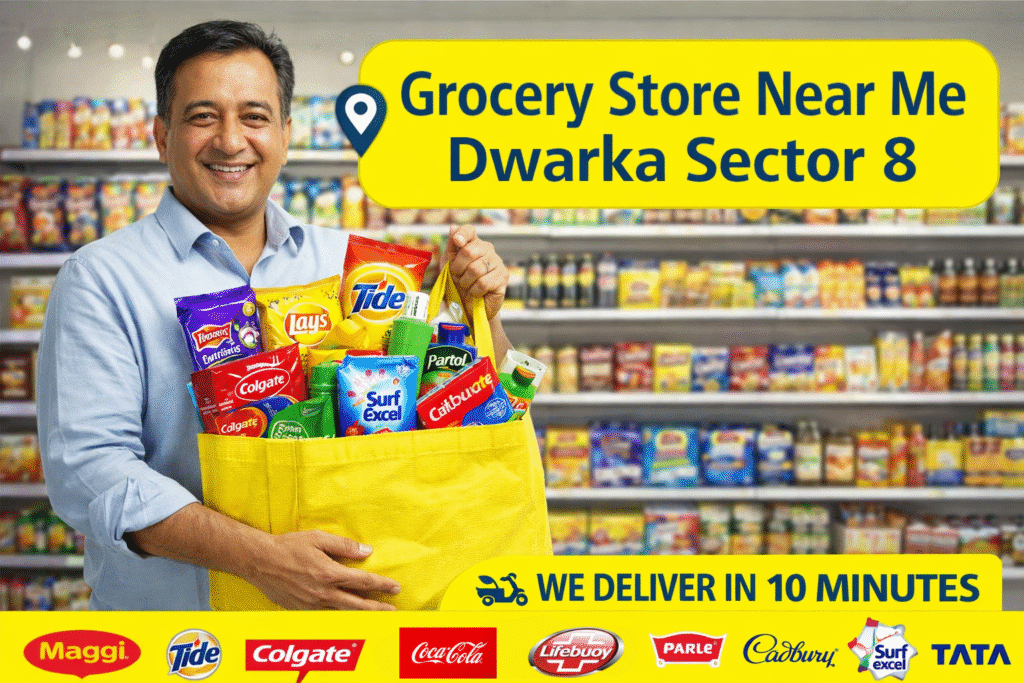 Rapid Grocery Delivery Dwarka Sector 8 Delhi