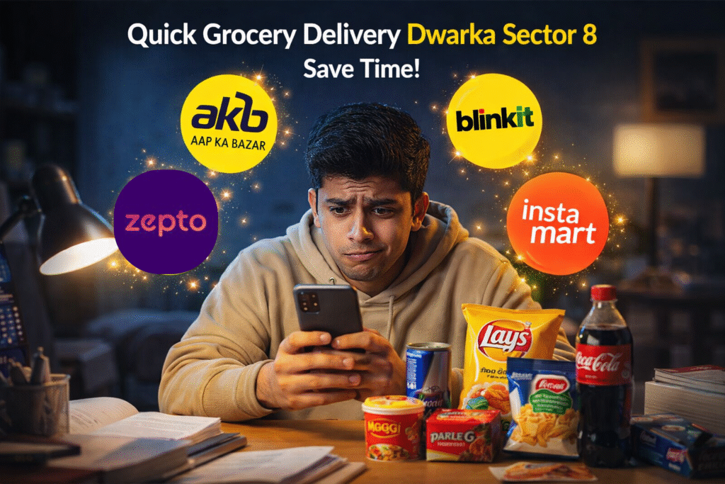 Daily Essentials Delivery Dwarka Sector 8 Delhi