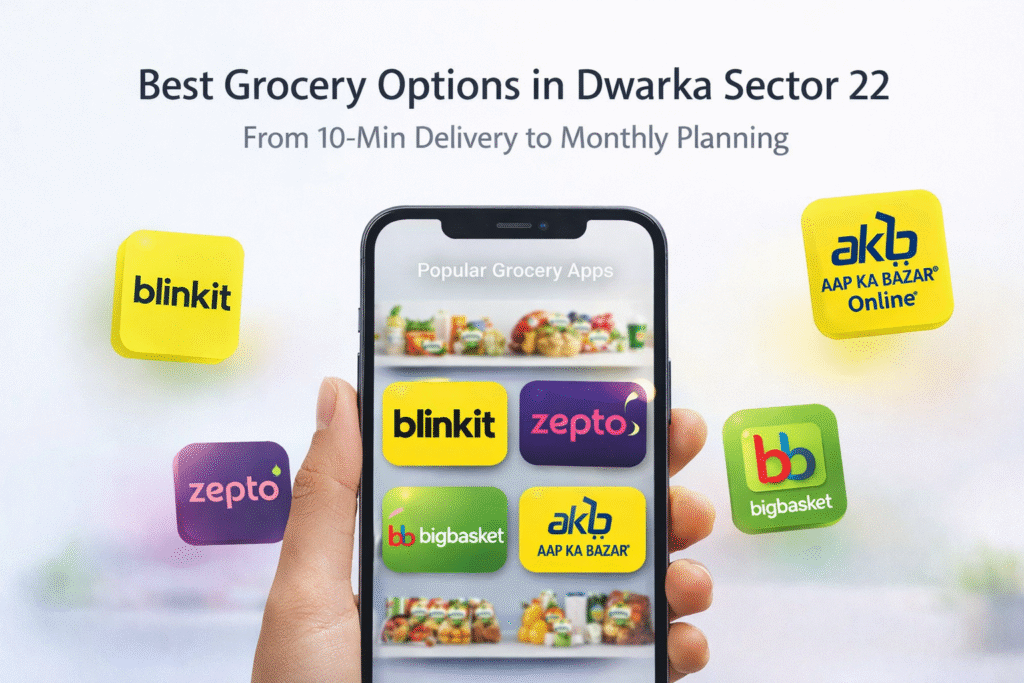 Best Online Grocery Apps in Dwarka – Save Time & Money