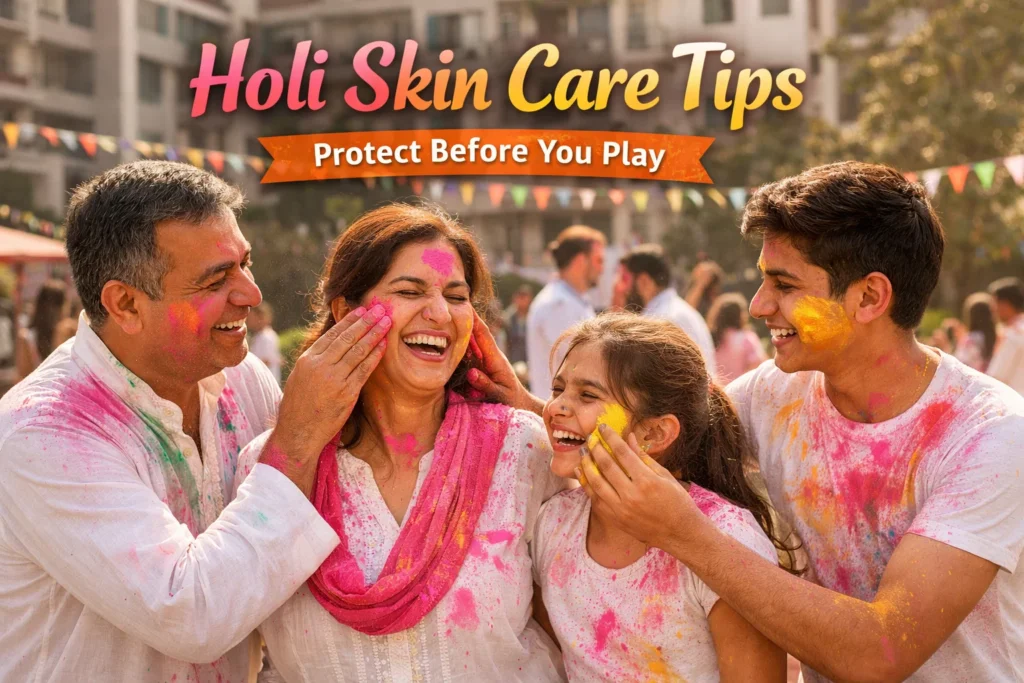 How to Protect Your Skin from Holi Colours Without Missing the Fun?