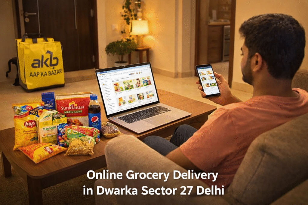 Grocery Stores in Dwarka Sector 27 Delhi online grocery delivery
