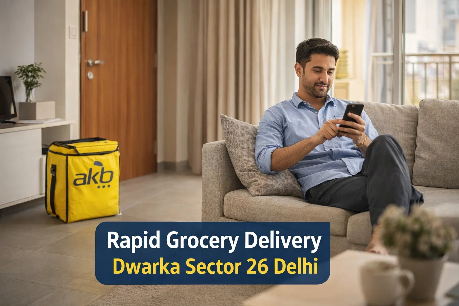 Rapid grocery delivery Dwaraka Sector 26, Delhi