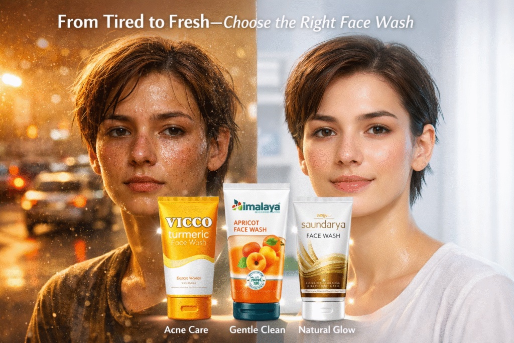 Face Wash Vicco Himalaya or Saundarya which is better for skin?