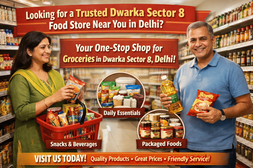 Looking for a Trusted Dwarka Sector 8 Food Store Near You?