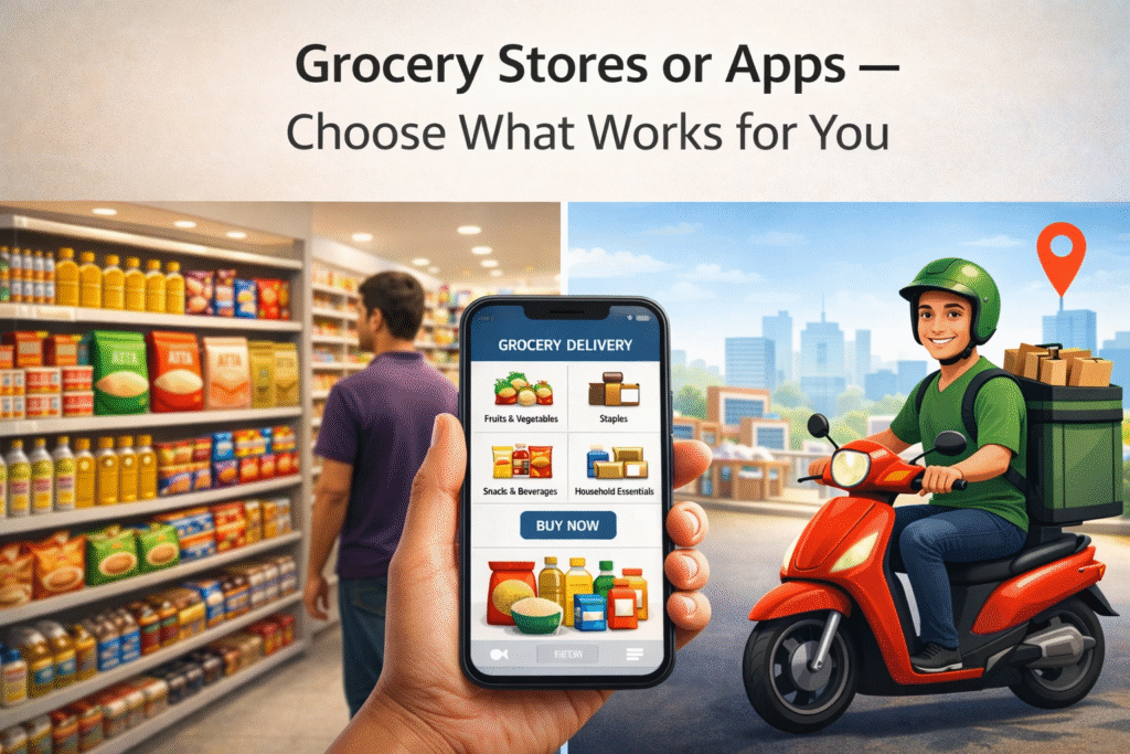 Top Grocery Stores & Apps in Dwarka