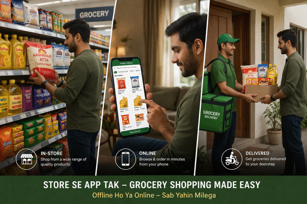 Top Grocery Stores & Apps in Dwarka 23 for Easy Shopping
