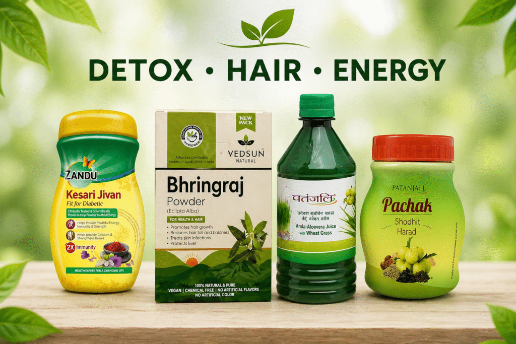 Patanjali And Zandu Products