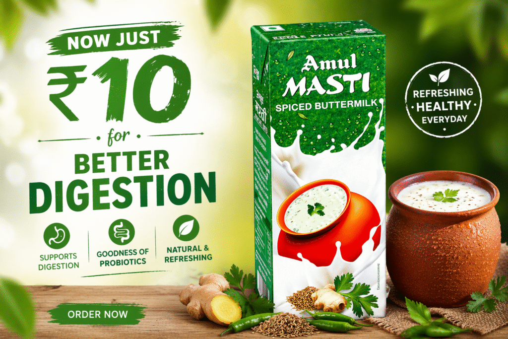Why Does Amul Masti Buttermilk Make Digestion So Easy?