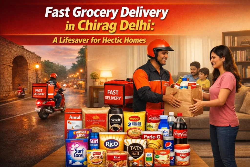Fast Grocery Delivery in Chirag Delhi: A Lifesaver for Hectic Homes