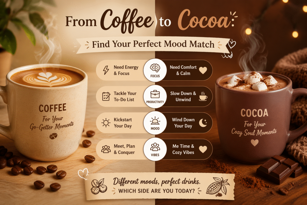 From Coffee to Cocoa: Find Your Perfect Mood Match