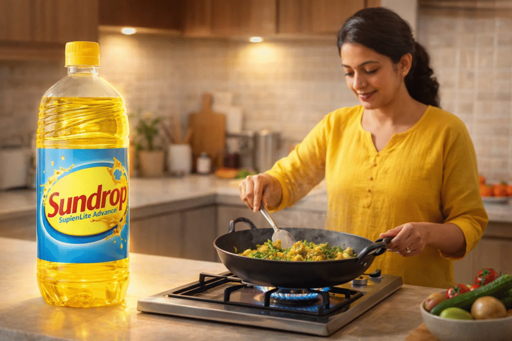 Sundrop vs Saffola Gold vs Oleev Active