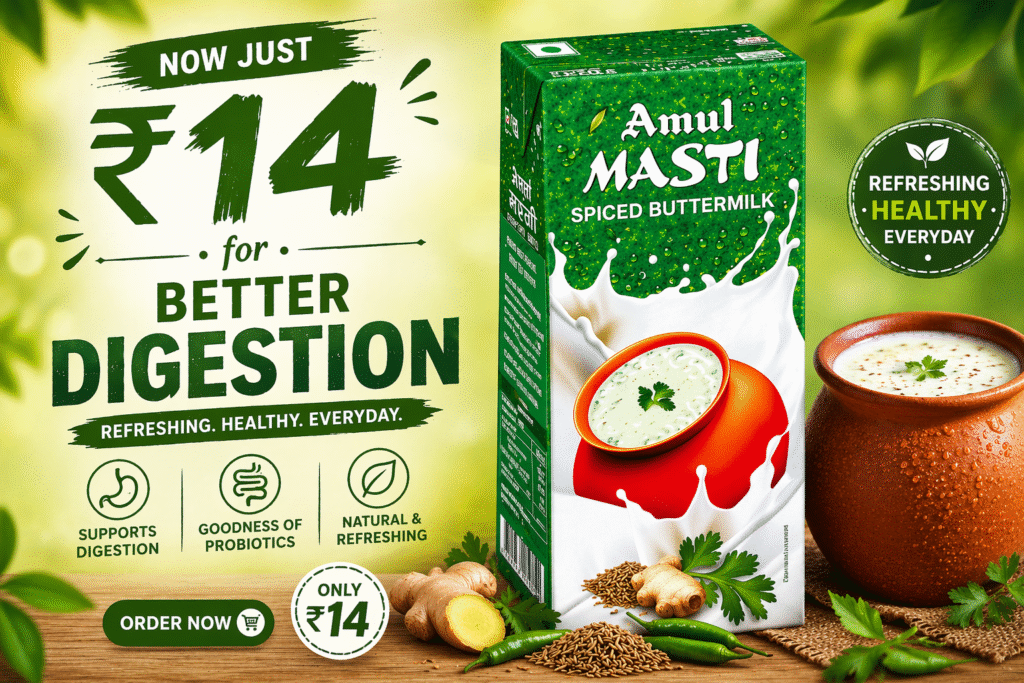 Why Does Amul Masti Buttermilk Make Digestion So Easy?