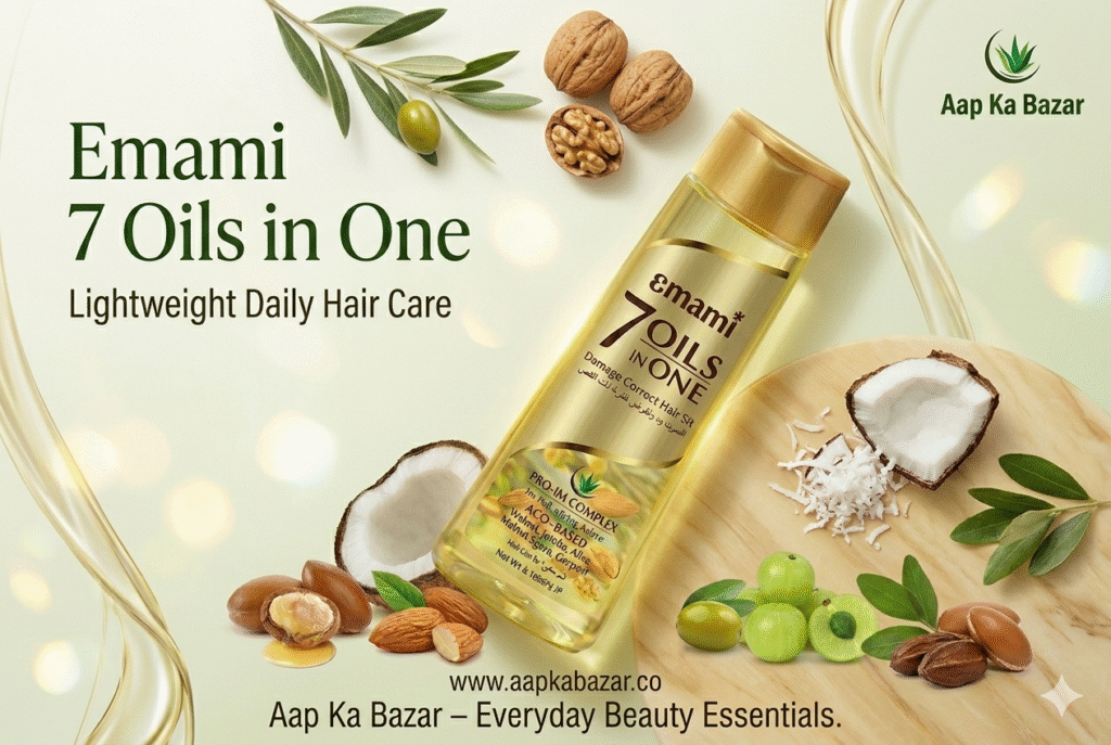 How Emami 7 Oils in One Helps Make Everyday Hair Care Easier?