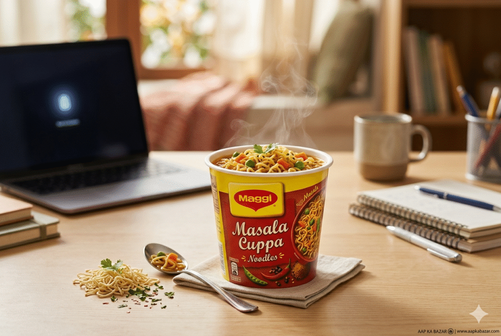 “Maggi Masala Cuppa Noodles: How Can Something This Quick Taste So Good?”