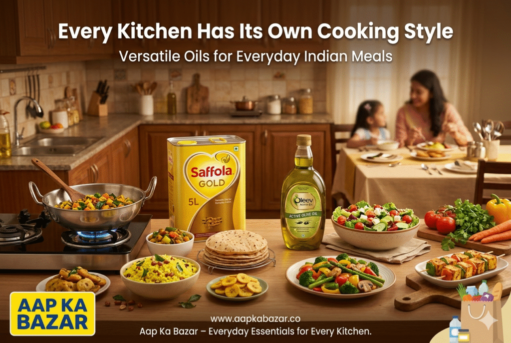 Saffola Gold vs Oleev Active Olive Oil – Which One Fits Your Kitchen Better?