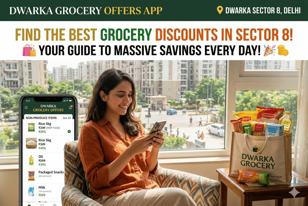 Best Discount Grocery App Dwarka Sector 8 for You?
