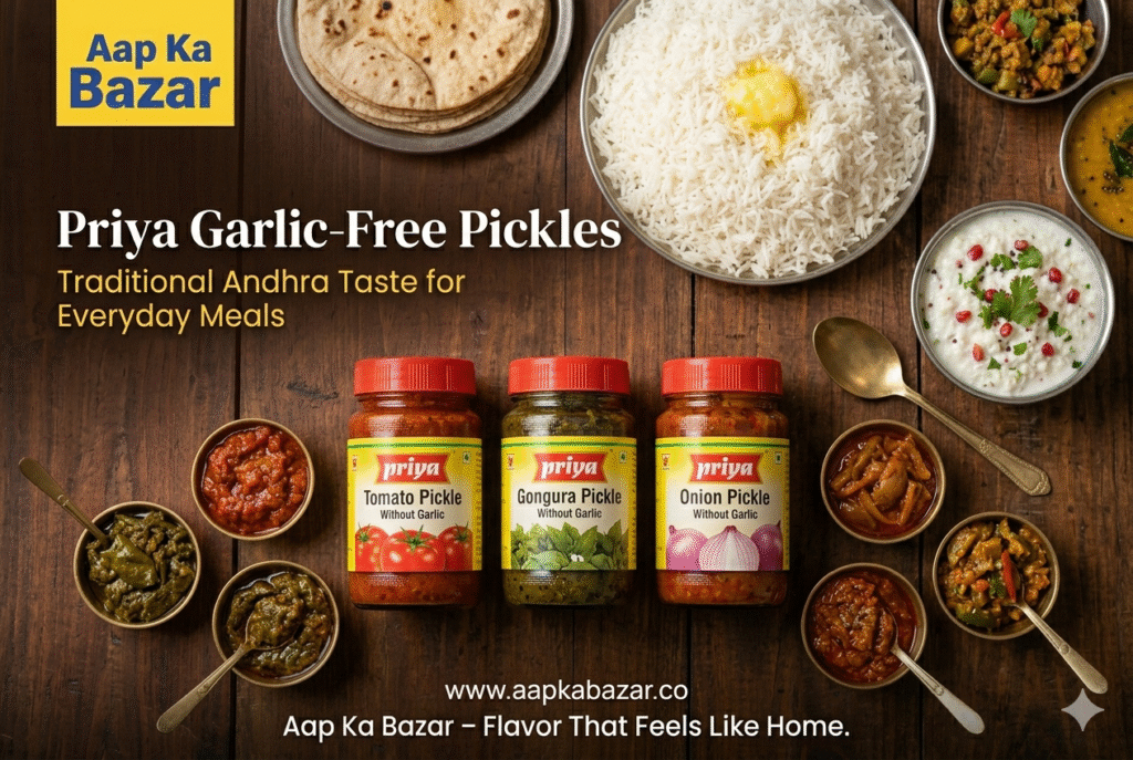 Which Priya Garlic-Free Pickle Is Perfect for Your Everyday Meals?