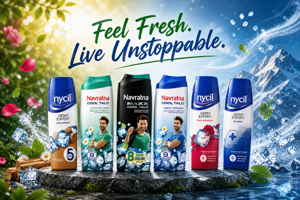Navratna vs Nycil: Ingredients, Benefits & Best Powder for Summer