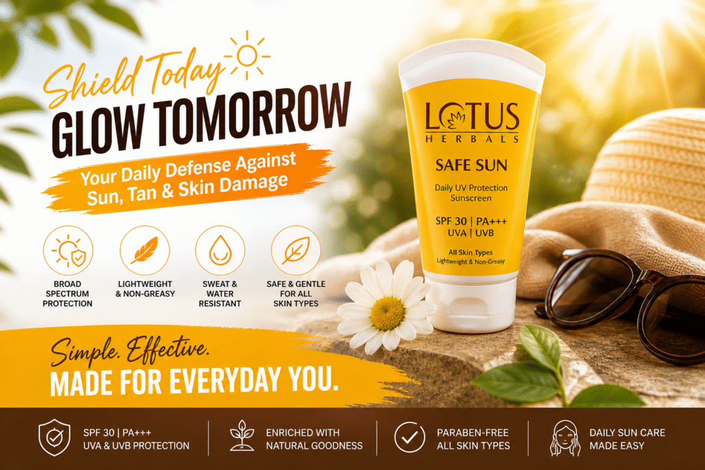 Lotus SPF 30 Sunscreen: Daily Sun Care Made Easy