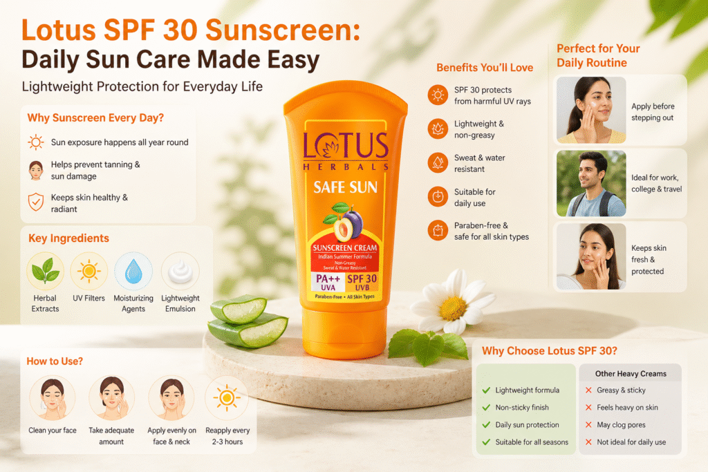 Lotus SPF 30 Sunscreen