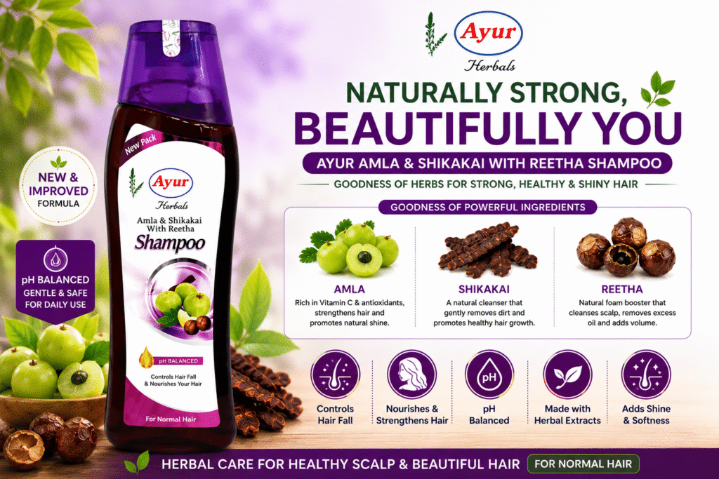 Ayur Shampoo 1000ml: Value Pack for Everyday Hair Care