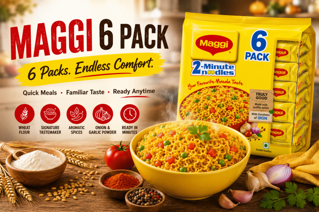 Maggi 6 Pack: The Convenient Choice for Quick Meals