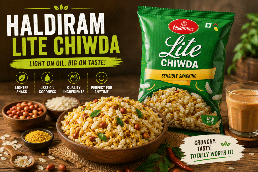 Why Haldiram Lite Chiwda Is a Popular Tea-Time Snack