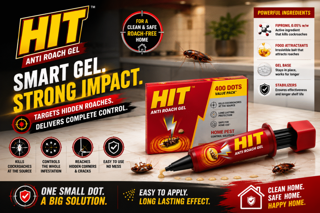 Hit Cockroach Killer Gel: An Easy Way to Control Pests
